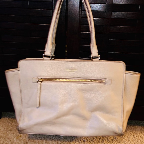 Kate Spade tan tote - Picture 1 of 3